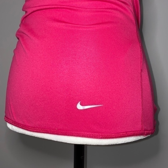 Nike Pink Racerback Side Ruffle Tank Top S - Picture 7 of 16